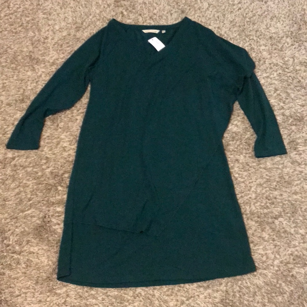 Soft Surroundings Marla Dress in Jewel Green